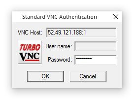 VNC client configuration